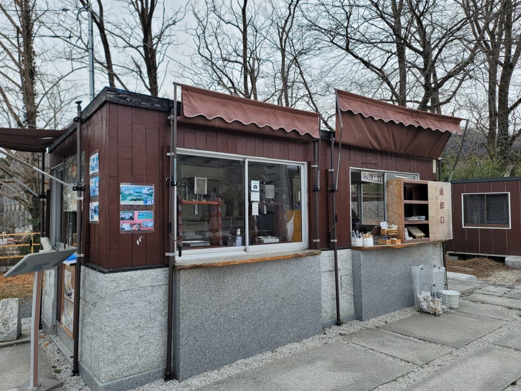 茨城石切山脈のモンブラン売店