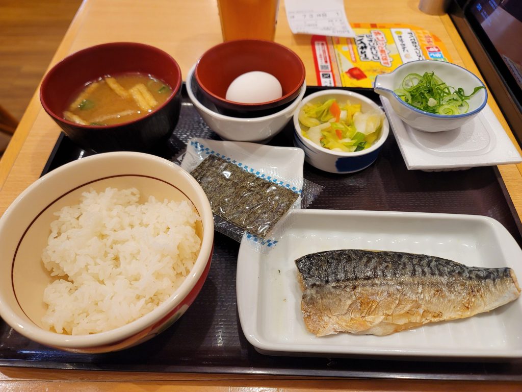 すき家の鯖定食