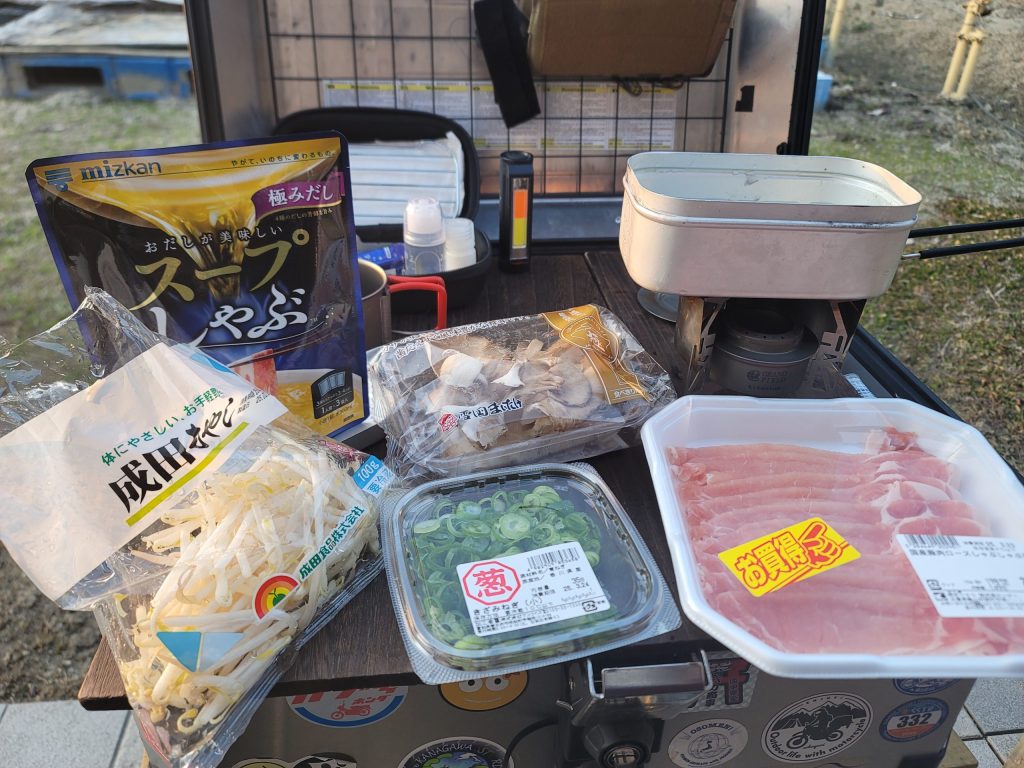 夕飯の様子