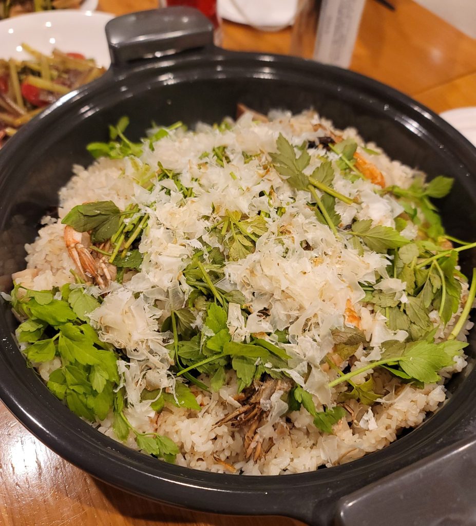 ガス海老の炊き込みご飯