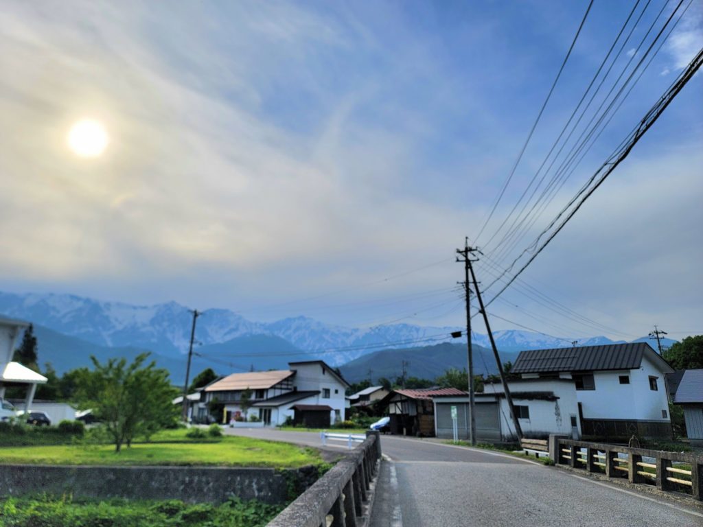 白馬村へ