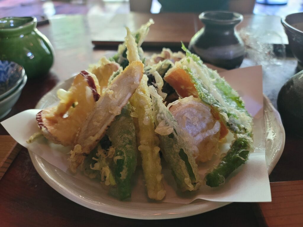 小谷 そば屋螢 天ぷら