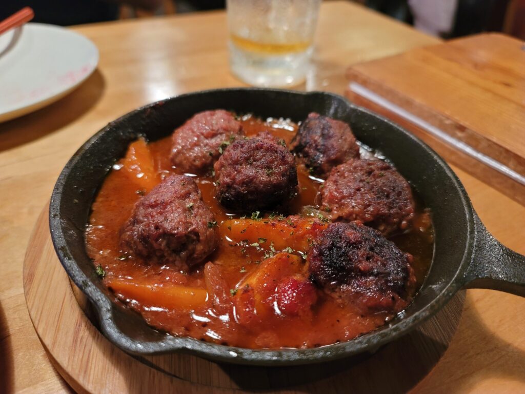 白馬のdining bar Tomatitoさんの和牛のミートボール