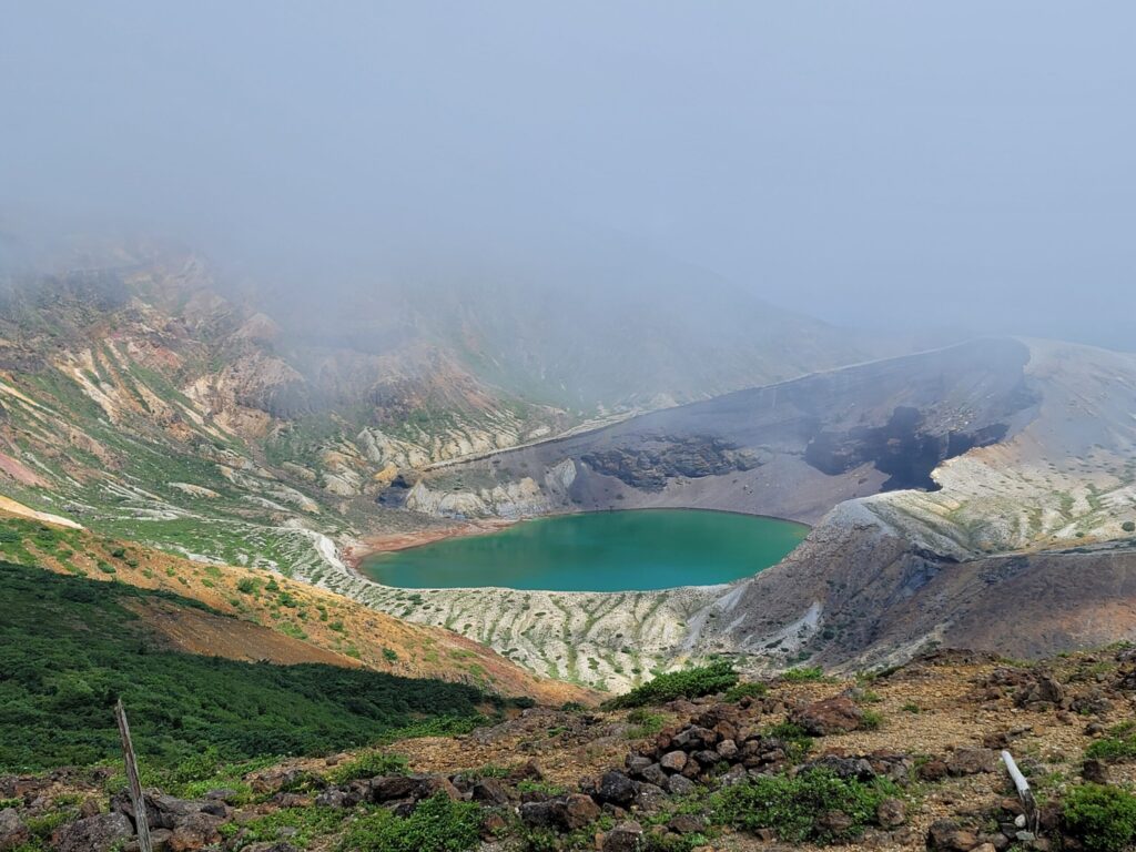 蔵王のお釜の絶景