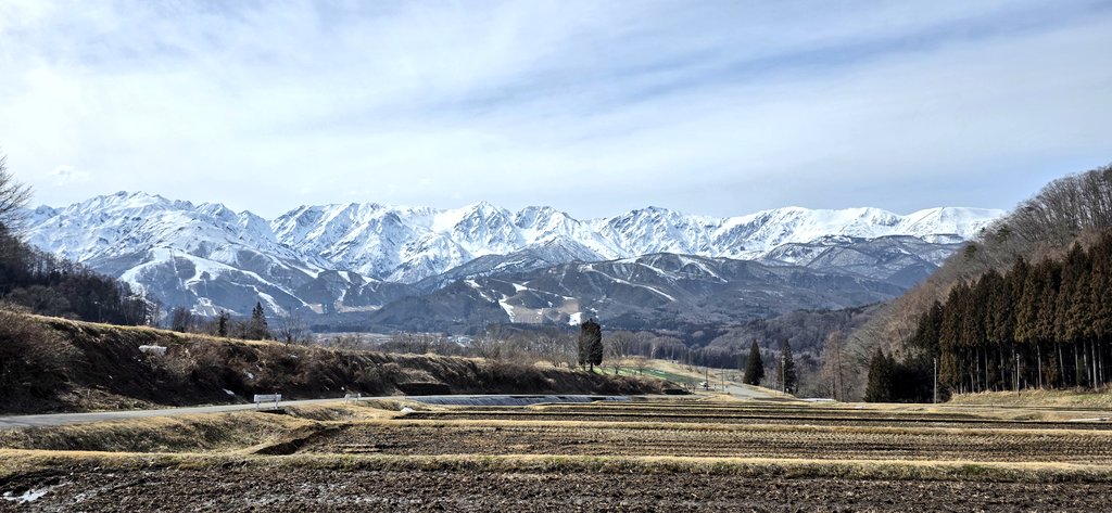 白馬・野平地区からの北アルプスの絶景