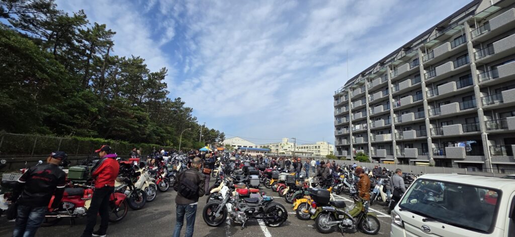 湘南カブミーティングの会場全体が移っている様子