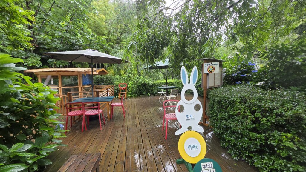 鎌倉明月院にあるウサギ小屋