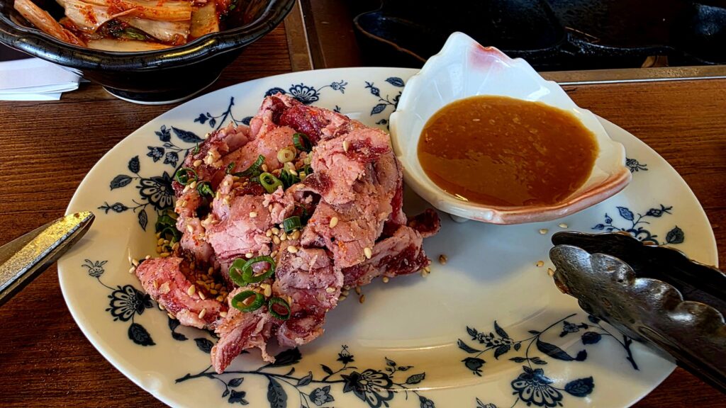 長野県岡谷市・焼肉縁結のカルビのえんがわ