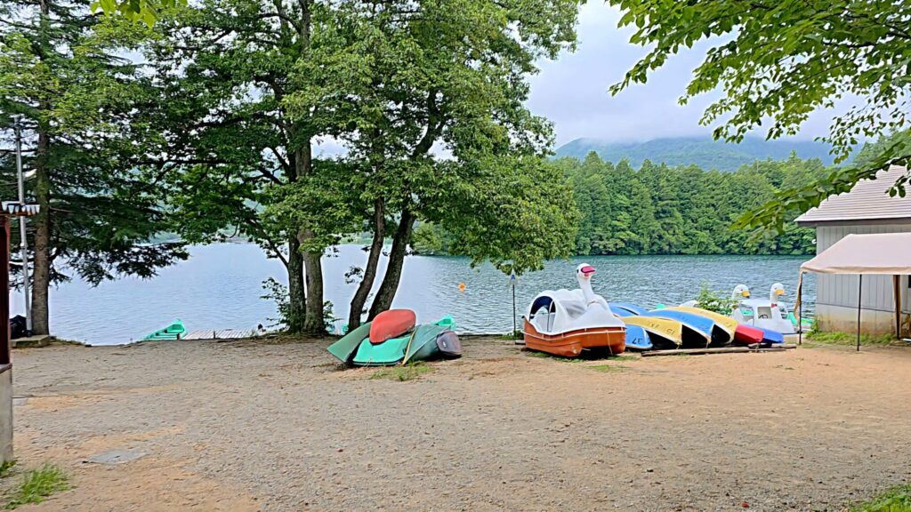 長野県大町市青木湖キャンプ場