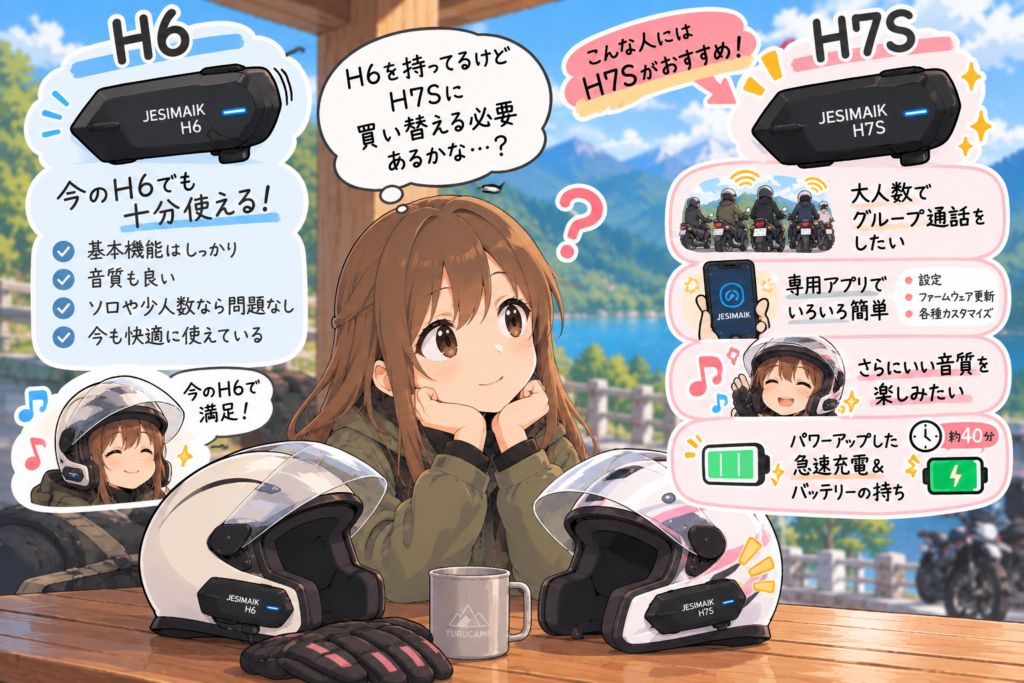 JESIMAIK H7S 買い替えに悩んでいる様子